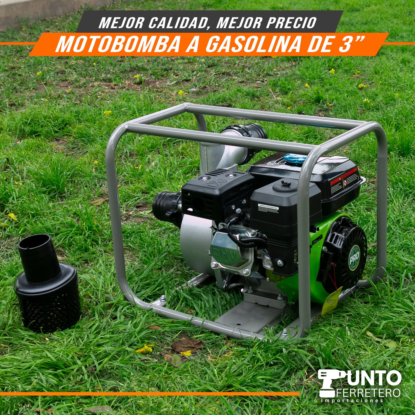 Motobomba 3x3 Forest Garden  motor 4 tiempos gasolinero