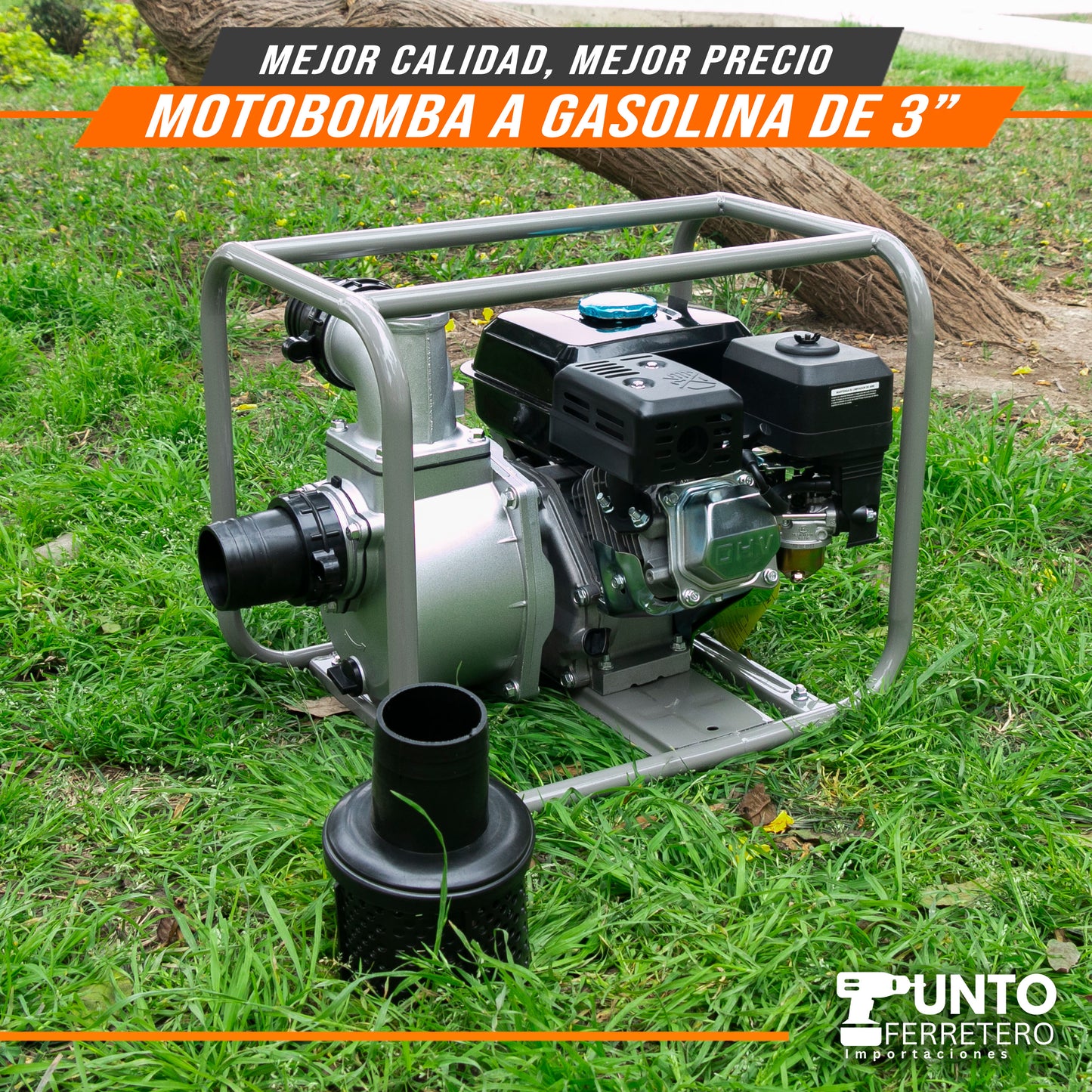 Motobomba 3x3 Forest Garden  motor 4 tiempos gasolinero