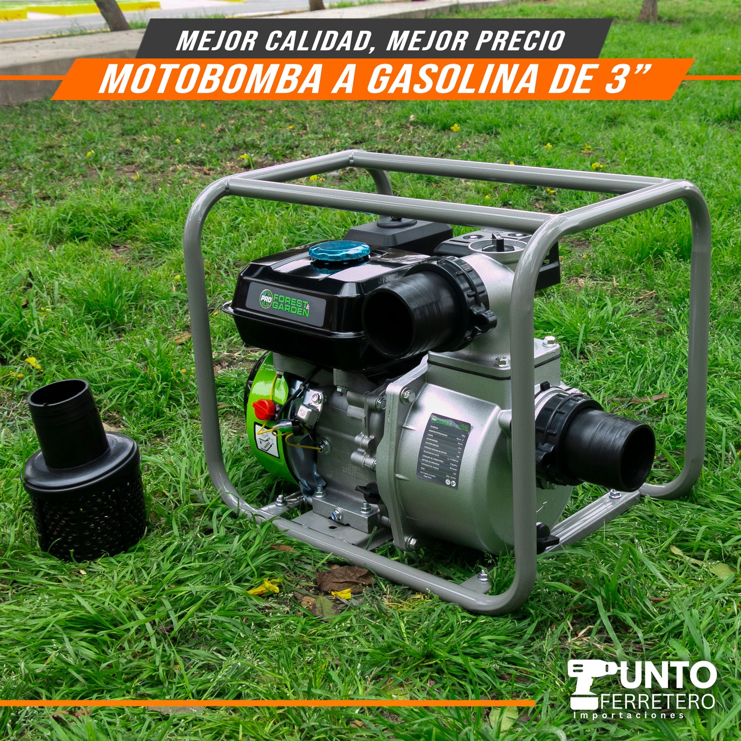 Motobomba 3x3 Forest Garden  motor 4 tiempos gasolinero