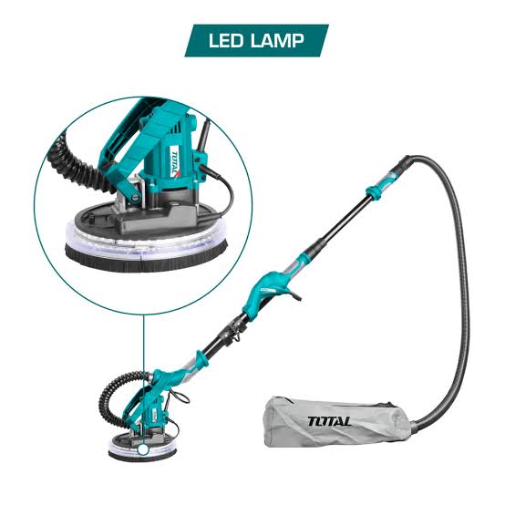 Lijadora de techo y pared total 1050W + 6 lijas