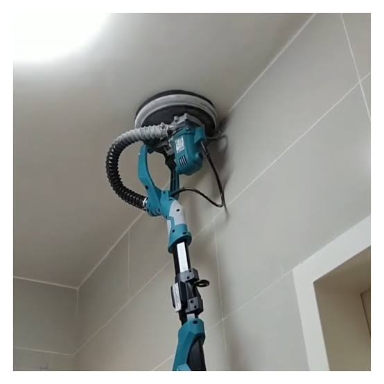 Lijadora de techo y pared total 1050W + 6 lijas