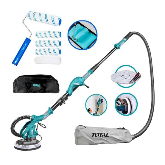 Lijadora de techo y pared total 1050W + 6 lijas