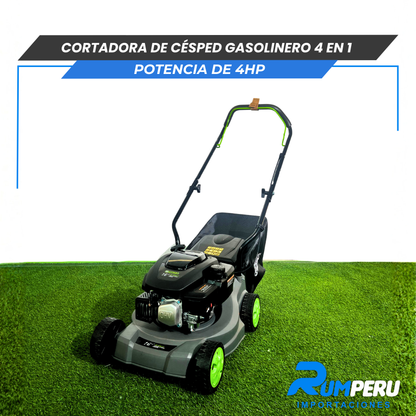 cortadora de cesped gasolinera  4 tiempos  4 en 1 -4hp