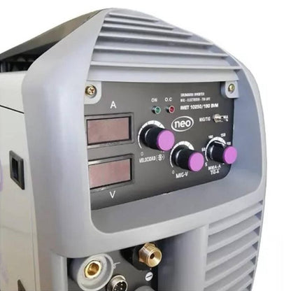 SOLDADORA ELÉCTRICA INVERTER 150A 220V MULTIFUNCIÓN 3 EN 1 MIG -MAG/MMA/TIG- NEO