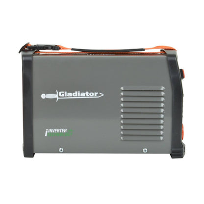 SOLDADORA ELÉCTRICA INVERTER 200A MMA CON CONECTORES 3/8 + 1O DISCOS- GLADIATOR