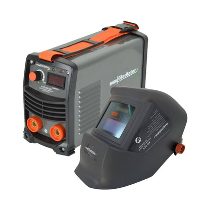 SOLDADORA ELÉCTRICA INVERTER 200A MMA DIGITAL + CARETA FOTOSENSIBLE- GLADIATOR
