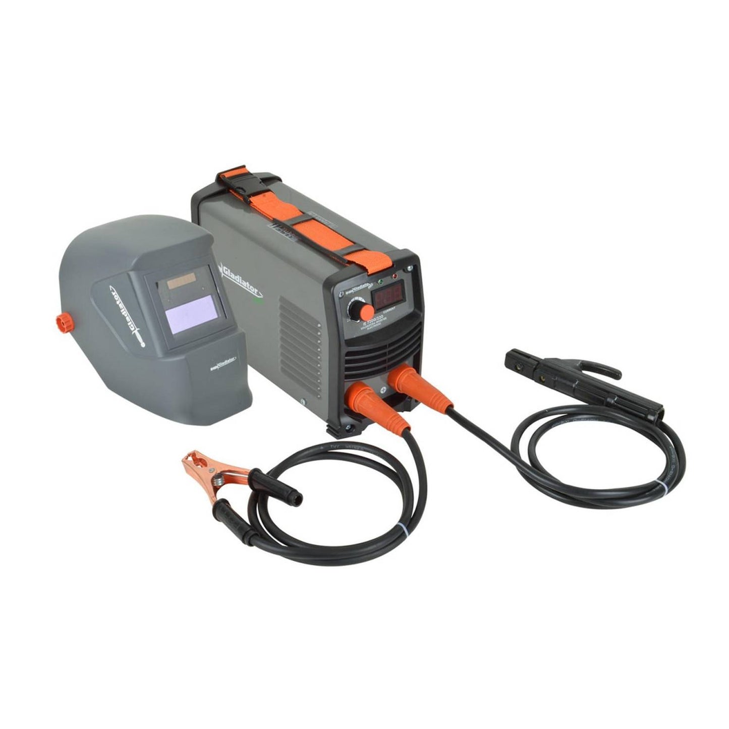 SOLDADORA ELÉCTRICA INVERTER 200A MMA DIGITAL + CARETA FOTOSENSIBLE- GLADIATOR