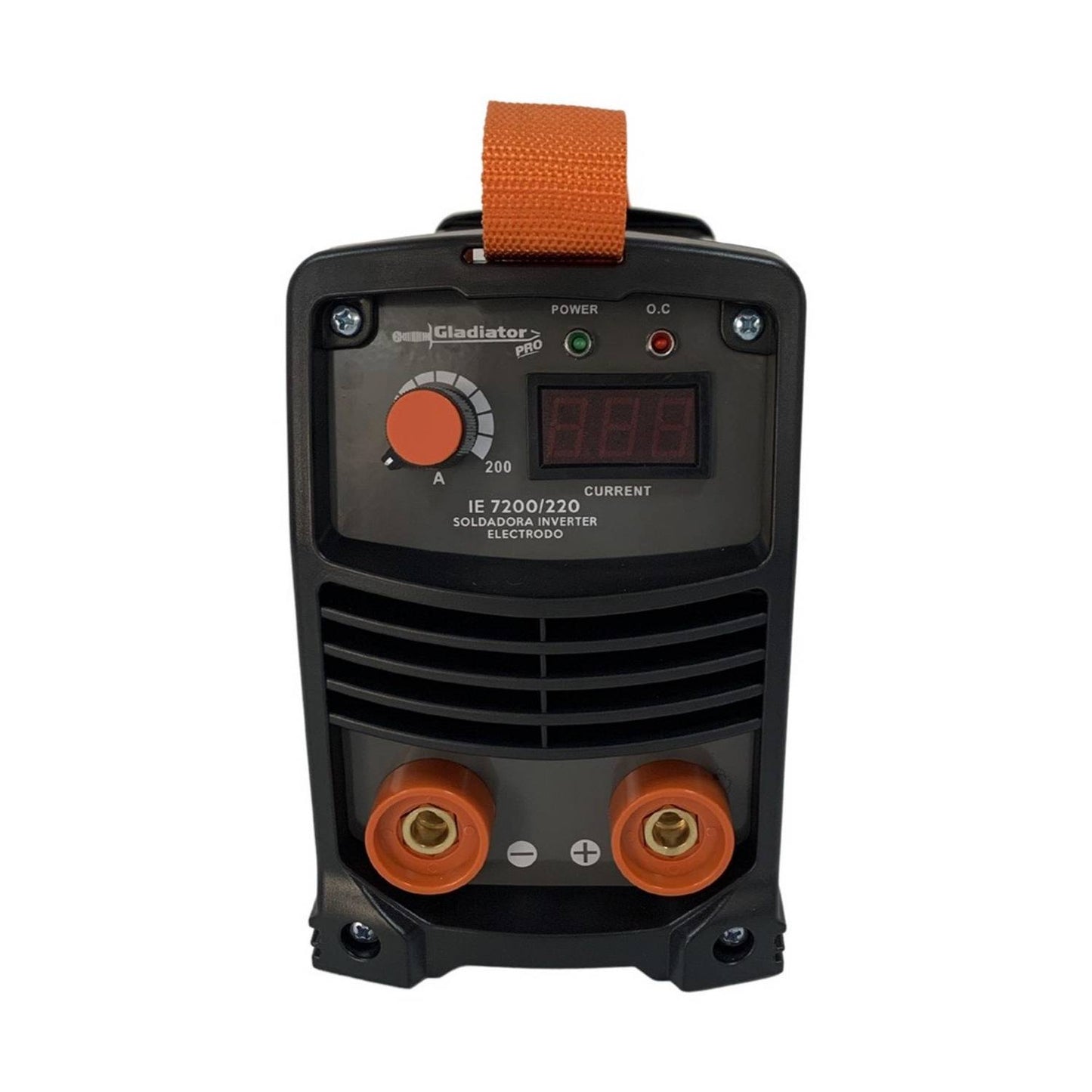 SOLDADORA ELÉCTRICA INVERTER 200A MMA DIGITAL + CARETA FOTOSENSIBLE- GLADIATOR