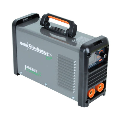 SOLDADORA ELÉCTRICA INVERTER 250A MMA CON CONECTORES 1/2 LCD- GLADIATOR