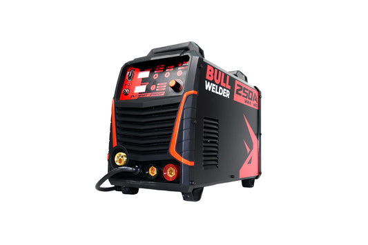 SOLDADORA INDUSTRIAL  INVERTER  –  5 EN 1  250A / MIG, MIG DOBLE PULSADO, SPOOL GUN, TIG LIFT  Y   MMA