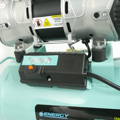 COMPRESOR SIN ACEITE 1100W 24L – ENERGY