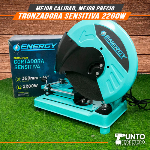 🇺🇸 Tronzadora electrica industrial  energy 2200W 14 pulgadas marca americana 🇺🇸