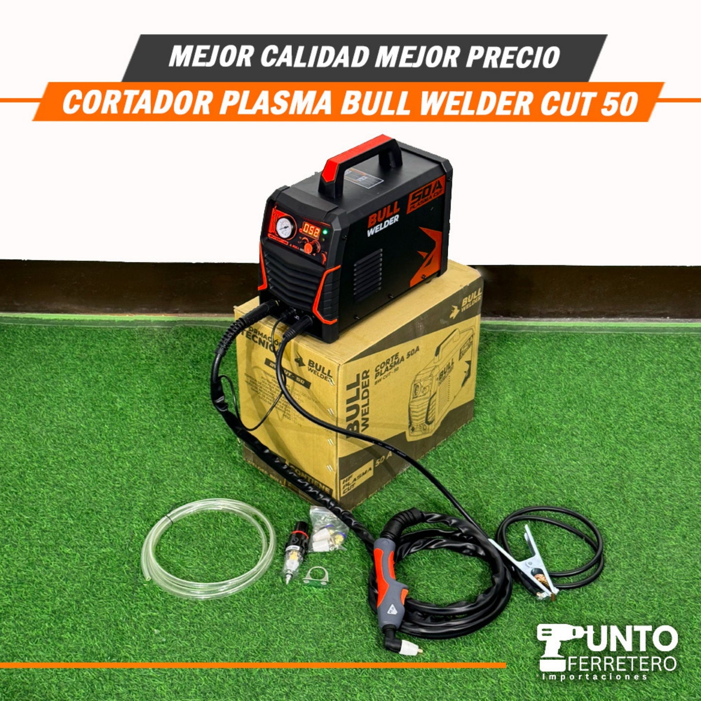 cortador plasma bull welder cut 50A  (corta 12mm-18mm) uso industrial