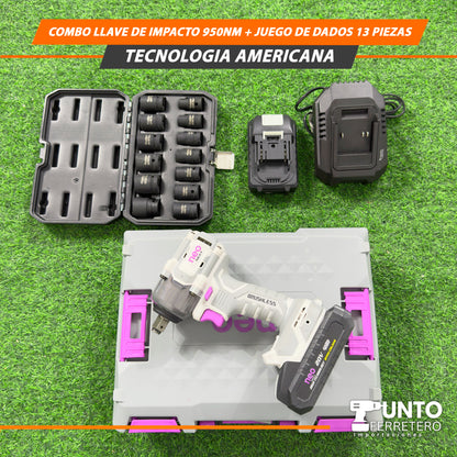 Combo de Llave de Impacto 950Nm🛠️💥