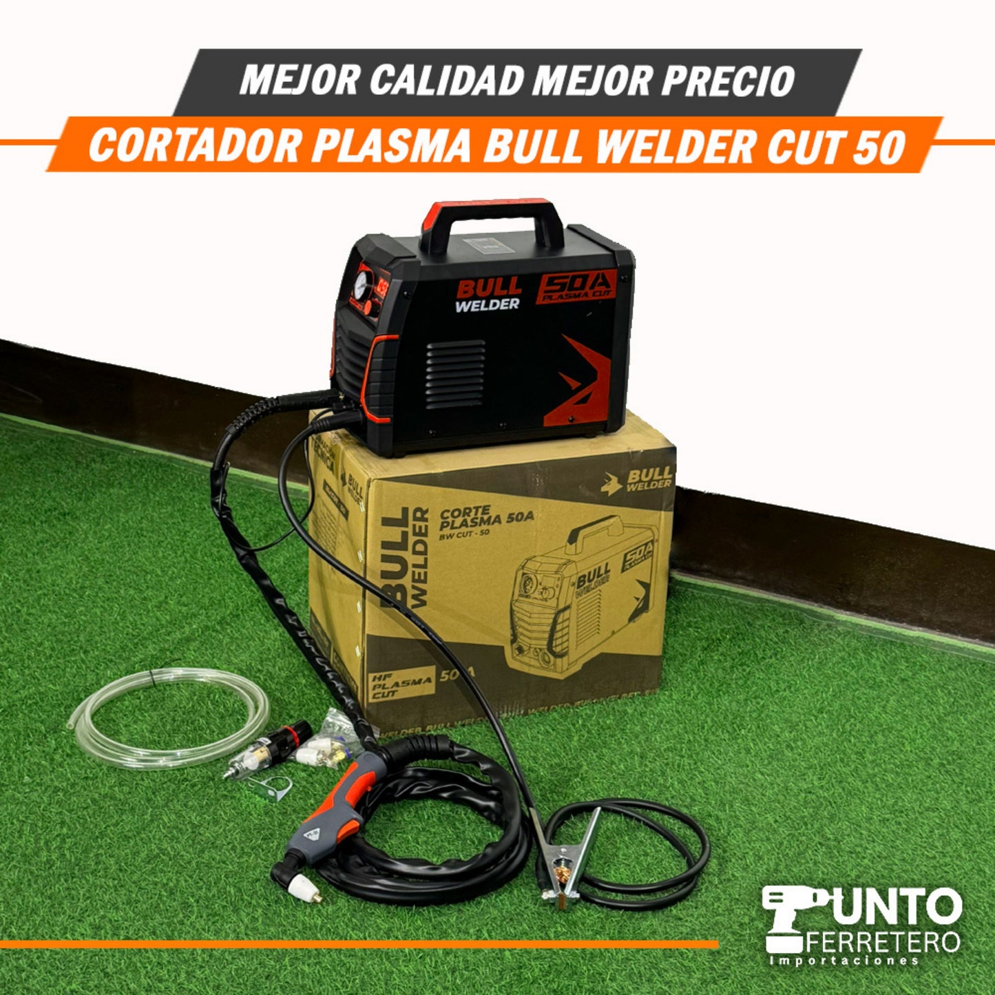 cortador plasma bull welder cut 50A  (corta 12mm-18mm) uso industrial