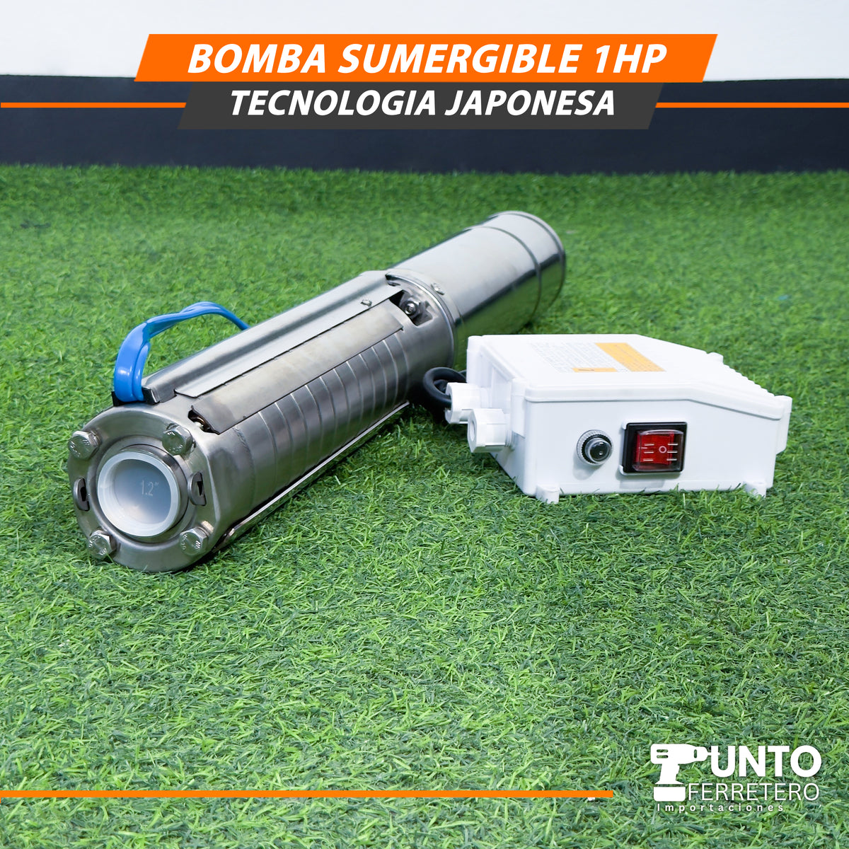 BOMBA SUMERGIBLE 1 HP – TECNOLOGÍA JAPONESA