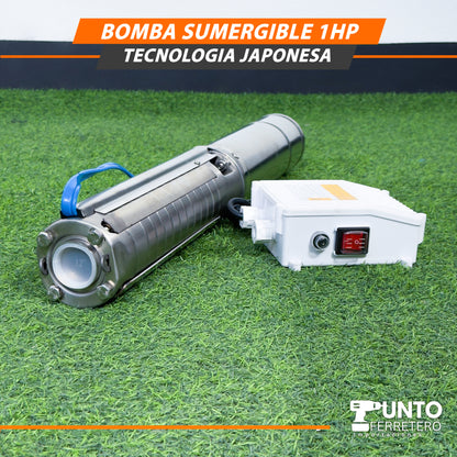 BOMBA SUMERGIBLE 1 HP – TECNOLOGÍA JAPONESA