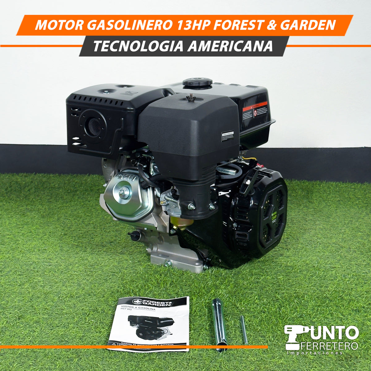 MOTOR GASOLINERO 13HP FOREST AND GARDEN – TECNOLOGÍA AMERICANA