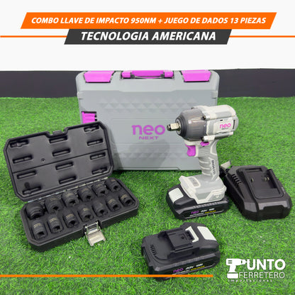 Combo de Llave de Impacto 950Nm🛠️💥