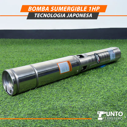 BOMBA SUMERGIBLE 1 HP – TECNOLOGÍA JAPONESA