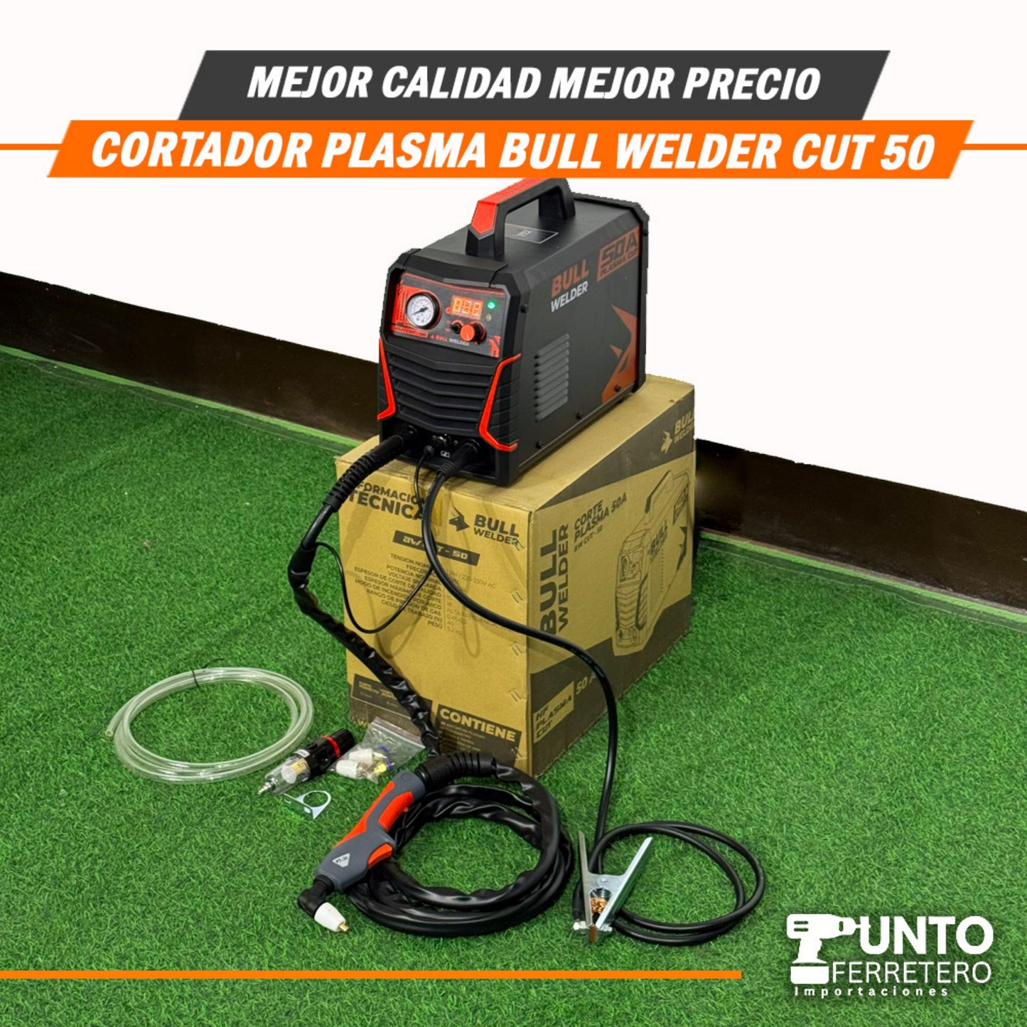 cortador plasma bull welder cut 50A  (corta 12mm-18mm) uso industrial
