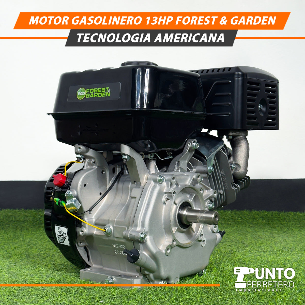 MOTOR GASOLINERO 13HP FOREST AND GARDEN – TECNOLOGÍA AMERICANA
