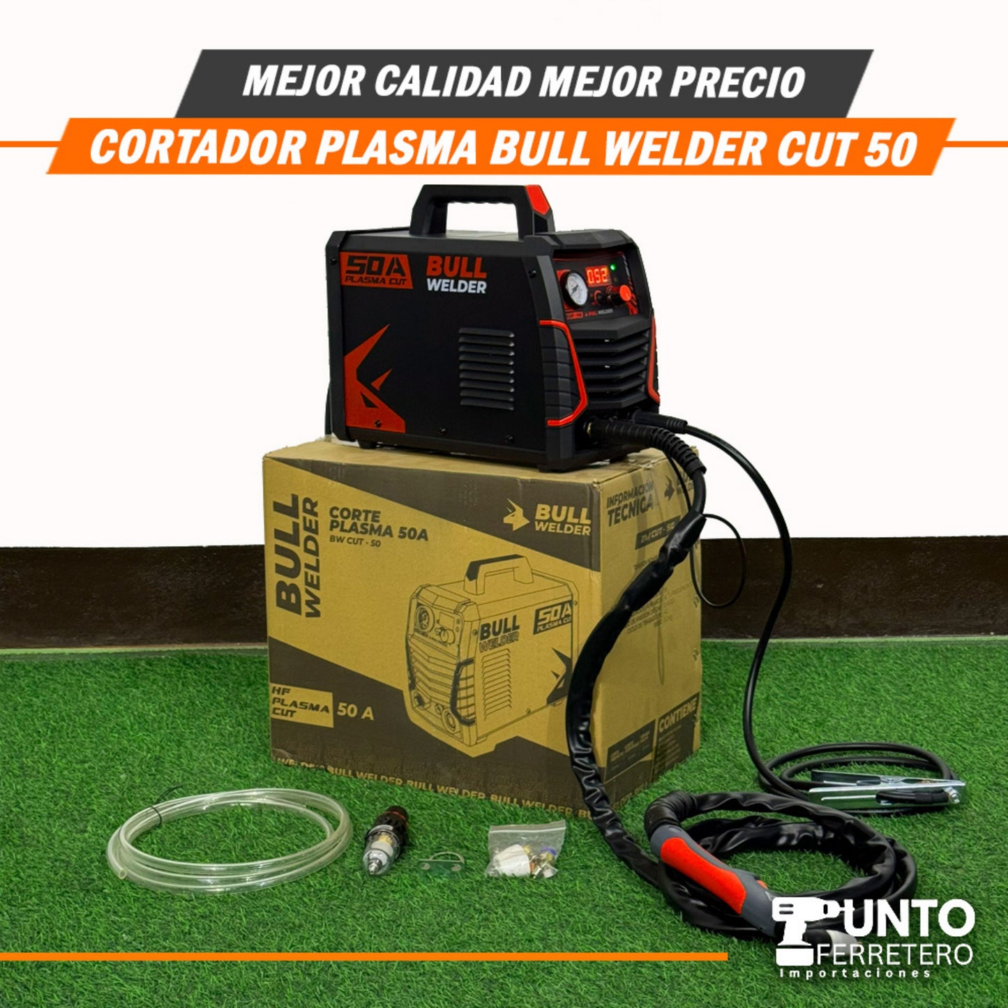 cortador plasma bull welder cut 50A  (corta 12mm-18mm) uso industrial