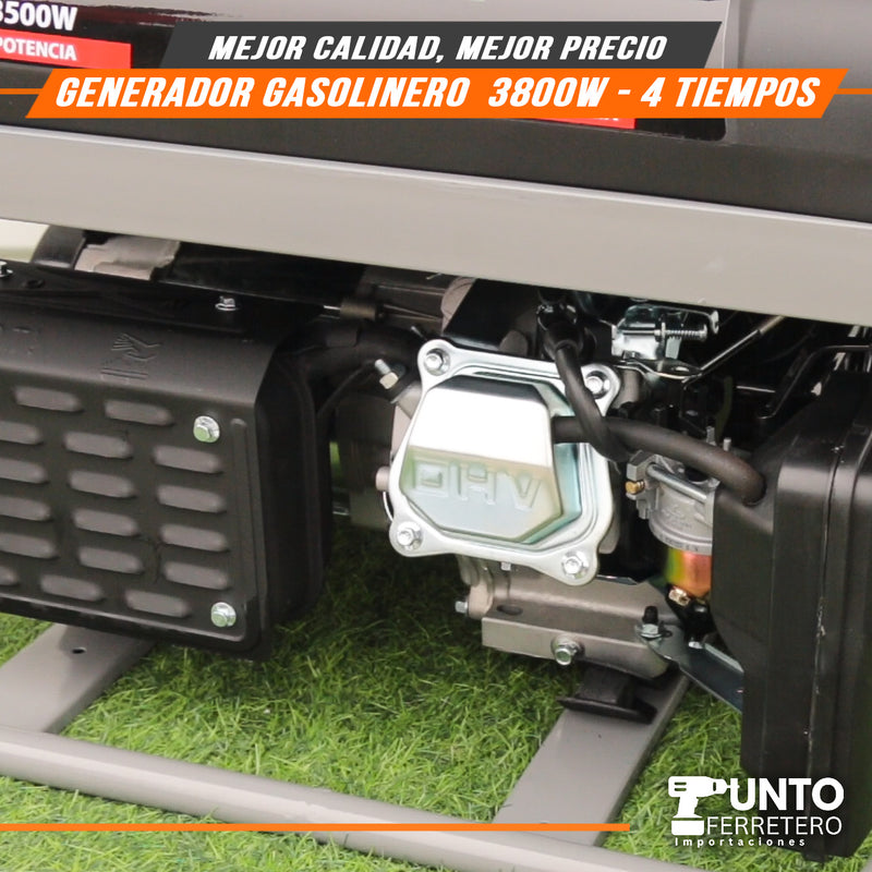 Cargue la imagen en el visor de la galería, Generador Electrico de 3500W motor 4 tiempos forest &amp; garden
