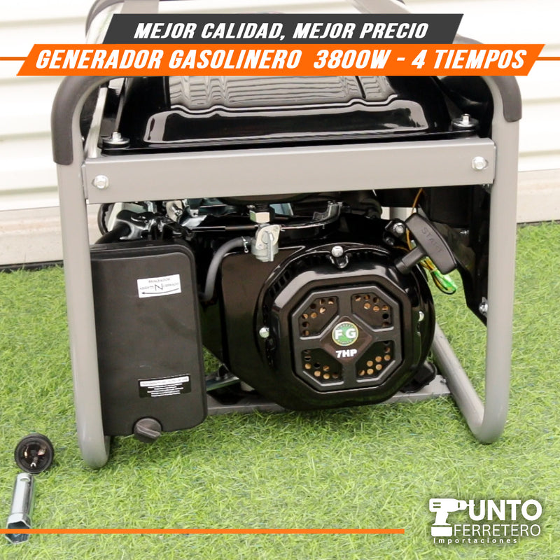 Cargue la imagen en el visor de la galería, Generador Electrico de 3500W motor 4 tiempos forest &amp; garden
