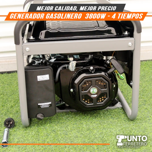 Generador Electrico de 3500W motor 4 tiempos forest & garden