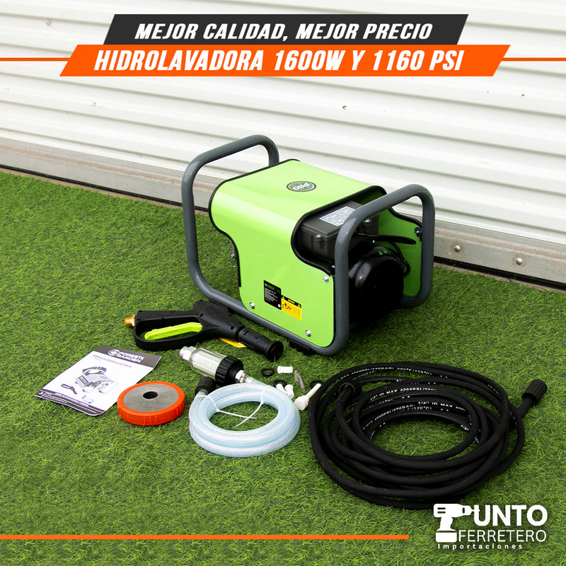 Cargue la imagen en el visor de la galería, HIDROLAVADORA INDUSTRIAL 1600W 1160 PSI forest &amp; garden Motor induccion
