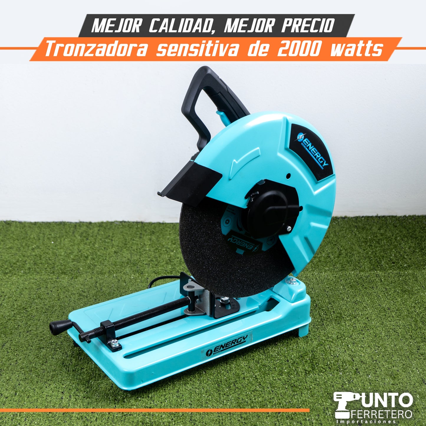 tronzadora disco 14 pulgadas 2000W  energy + 3 discos regalo