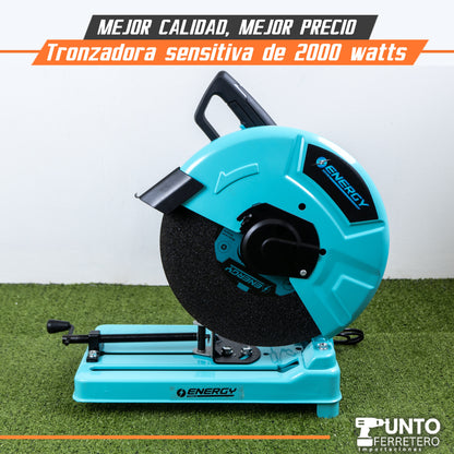 tronzadora disco 14 pulgadas 2000W  energy + 3 discos regalo