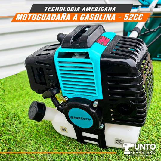 motoguadaña profesional energy 52cc motor 2 tiempos