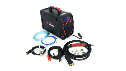 SOLDADORA INDUSTRIAL MULTIPROCESO 200 A / 4 EN 1 –  MIG, TIG LIFT, SPOOL GUN  Y  MMA