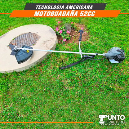 Motoguadaña gladiator pro 52cc motor 2 tiempos uso industrial