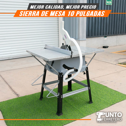 sierra de mesa eléctrica neo   10 pulgadas 1800W (tecnologia americana)