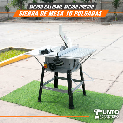 sierra de mesa eléctrica neo   10 pulgadas 1800W (tecnologia americana)