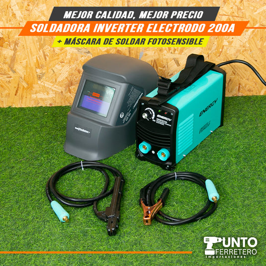 soldadora inverter mma 200A energy + garantia 2 años