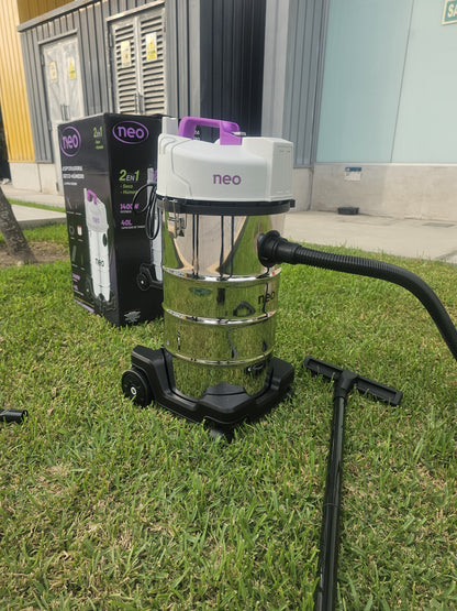 aspiradora 2 en 1  de 40 litros neo seco humedo 1400W industrial