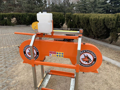 aserradero portátil 18 pulgadas gasolinero 7hp 4 metros largo +  trabador