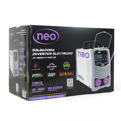 SOLDADORA 250A NEO + MASCARA + 1KG ELECTRODO