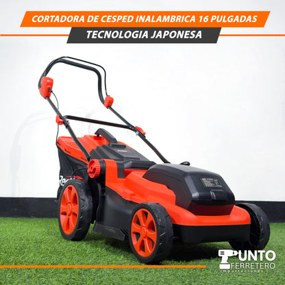 CORTADORA DE CÉSPED INALÁMBRICA REDBO DE 16” – TECNOLOGÍA JAPONESA