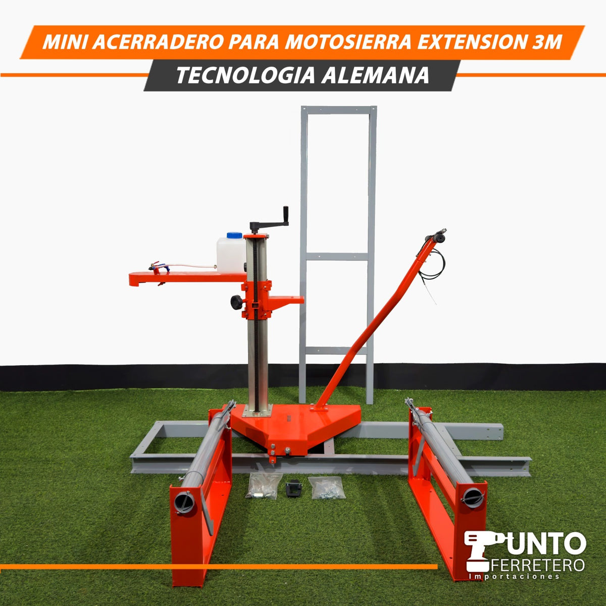 MINI ASERRADERO PARA MOTOSIERRA CON EXTENSIÓN DE 3 M – TECNOLOGÍA ALEMANA