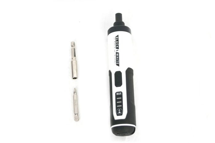 HIDROLAVADORA 4 EN 1 + KIT DESTORNILLADOR COMPACTO RECARGABLE-BLACK & WHITE