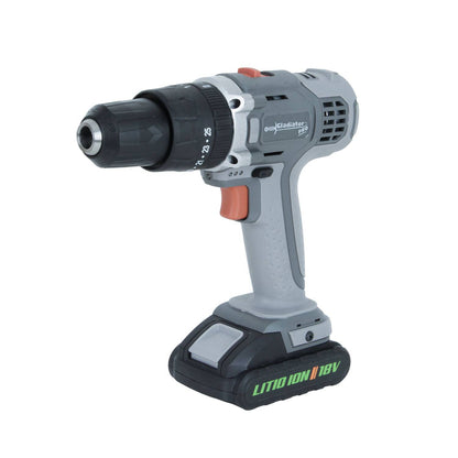 TALADRO PERCUTOR RECARGABLE 18V CON UNA BATERIA-GLADIATOR