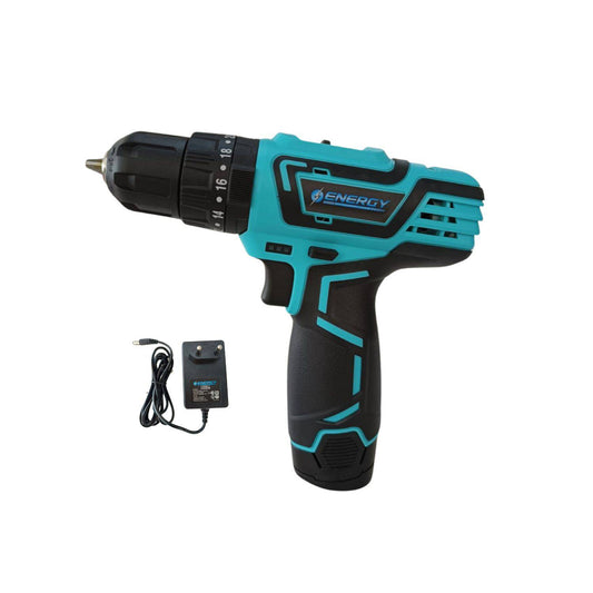 TALADRO PERCUTOR ATORNILLA RECARGABLE 1 BAT 1 CAR-ENERGY