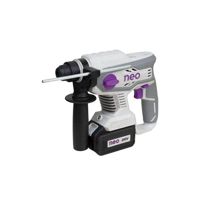 ROTOMARTILLO RECARGABLE 20V CON 1 BATERIA + 1 CARGADOR EN CAJA-NEO