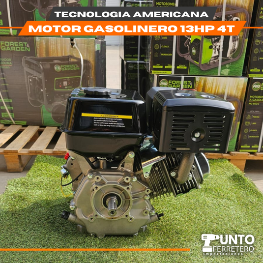 motor 13hp 389cc 7L motor 4 tiempos tecnologia americana forest & garden