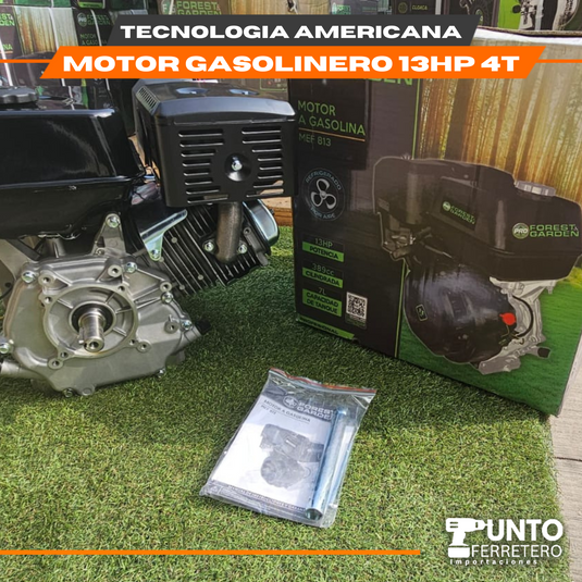 motor 13hp 389cc 7L motor 4 tiempos tecnologia americana forest & garden